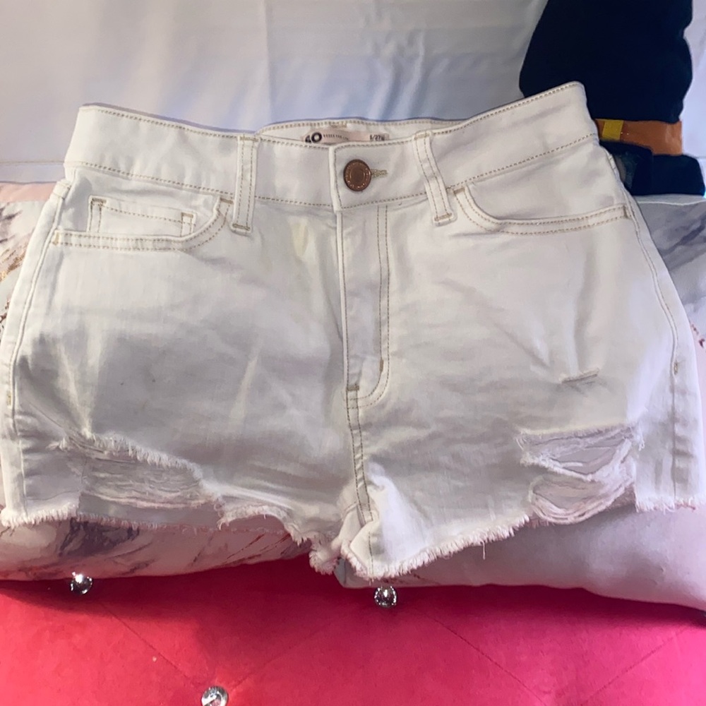 White shorts